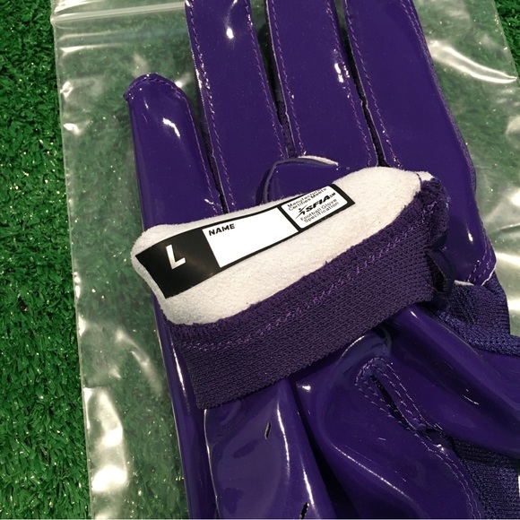 NEW NIKE VAPOR KNIT 4.0 WR FOOTBALL GLOVES LARGE - Picture 3 of 5